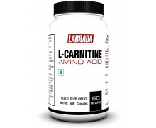 Labrada L-Carnitine Amino Acid (L-Carnitine L-Tartrate 500mg) - 60 Capsules