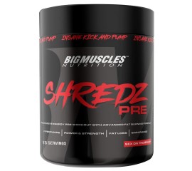 Bigmuscles Nutrition Shredz Pre Preworkout Sex on Beach 15 Servings