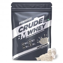 Bigmuscles Nutrition Crude Whey 1kg, Unflavoured