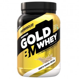 Bigmuscles Nutrition Premium Gold Whey 1Kg Smooth Banana Cream