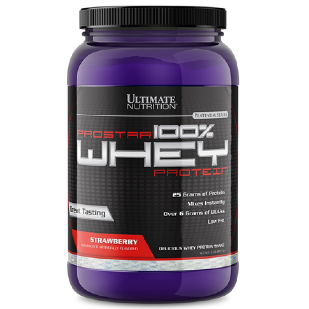 Ultimate Nutrition Prostar 100% Whey Protein - 0.9 kg, Strawberry Ultimate Nutrition Prostar 100% Whey Protein - 0.9 kg, Strawberry