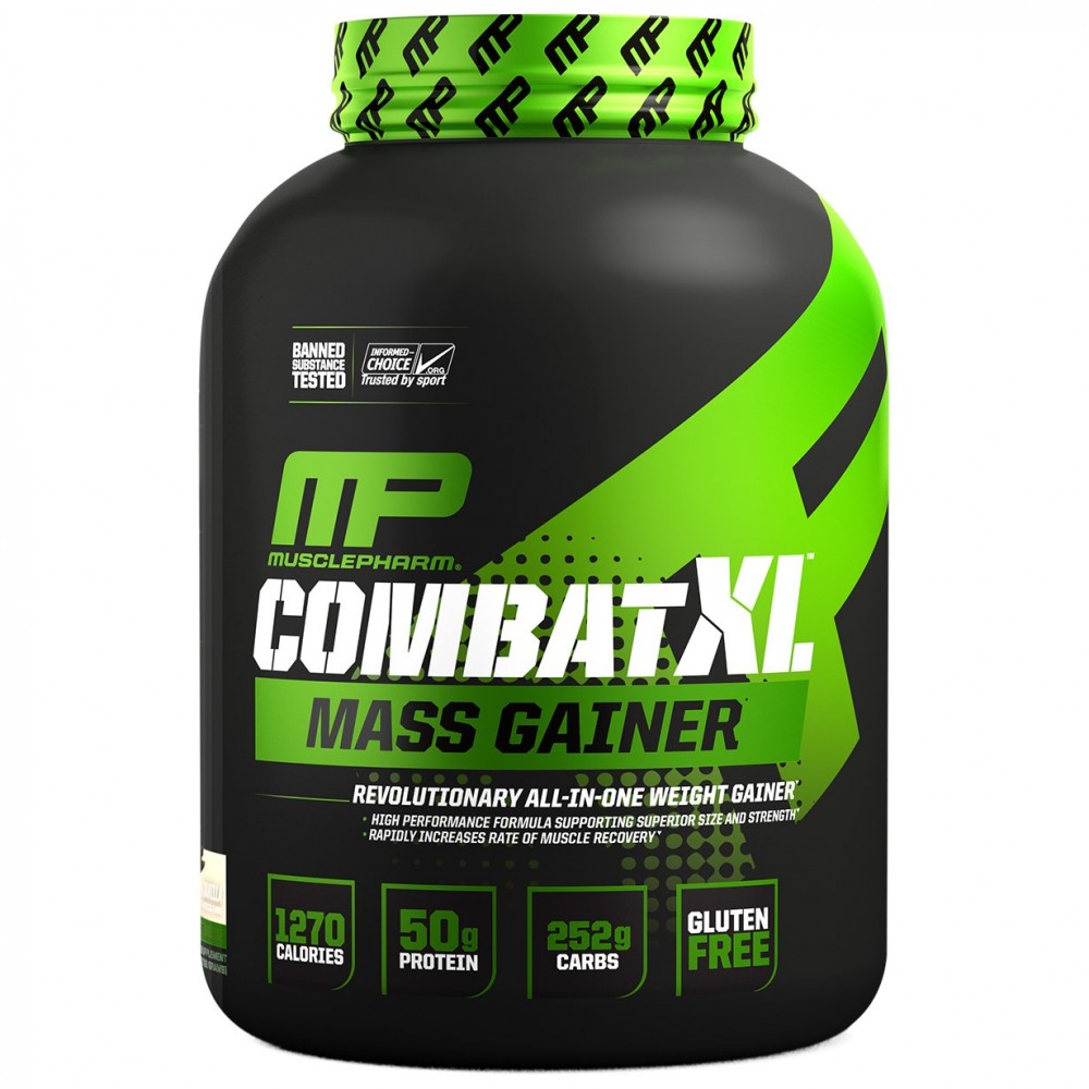 MusclePharm Combat XL Mass Gainer, 6 lb, Vanilla MusclePharm Combat XL Mass Gainer, 6 lb, Vanilla