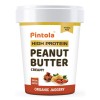 Pintola HIGH Protein Peanut Butter Organic Jaggery Creamy 1kg 